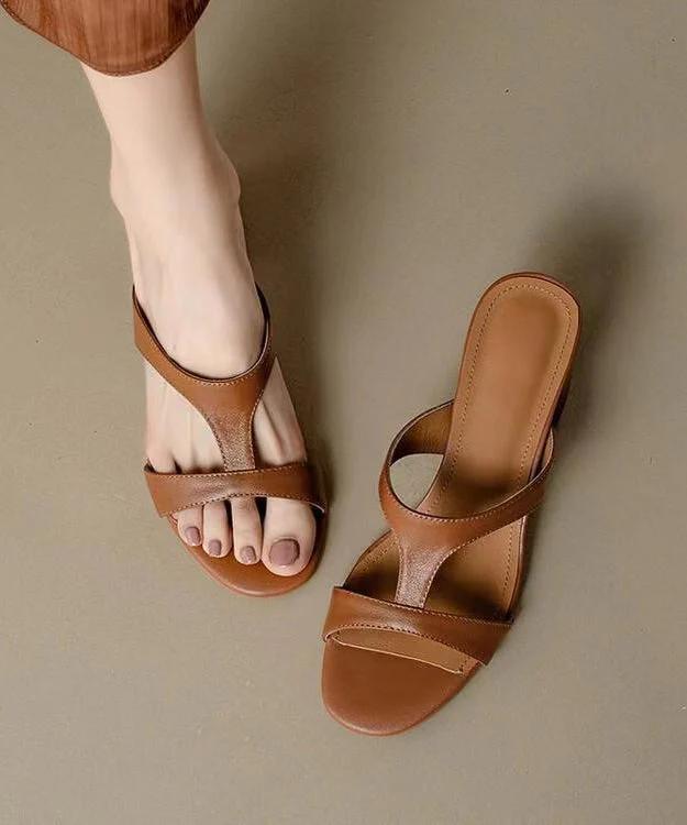 OPEN TOE ROMAN SANDALS