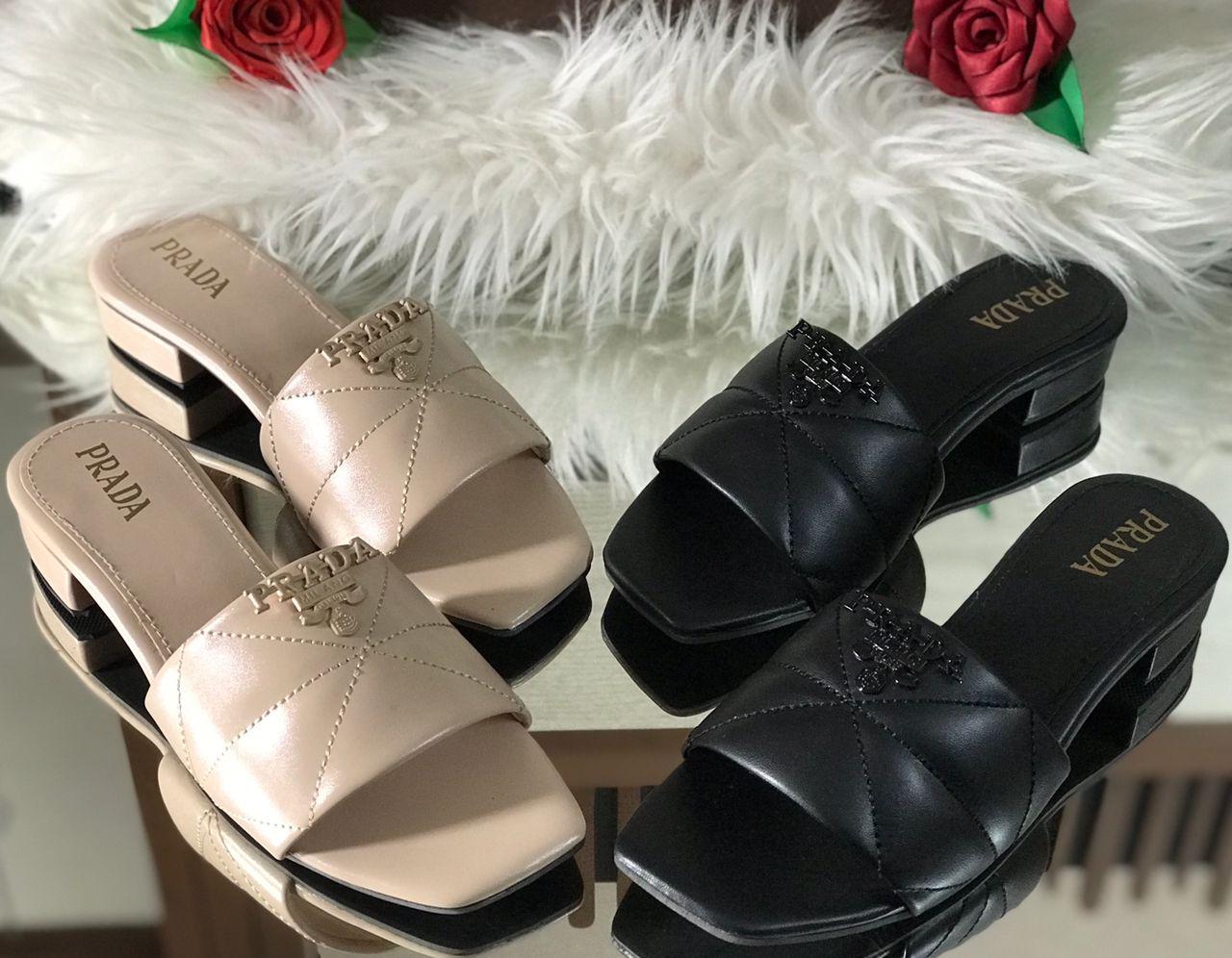 PRADA-BLOCK HEEL