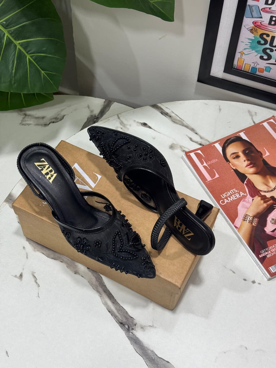 Z EMBROIDERY HEELS