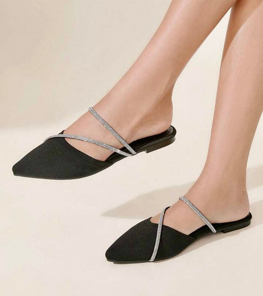 Z RHINESTONE MULE