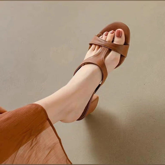 OPEN TOE ROMAN SANDALS